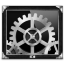 Grey Steampunk System Preferences Icon 64x64 png